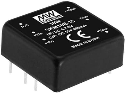 MEAN WELL SKM10B-15 DC/DC-convertermodule 666 mA 10 W Aantal uitgangen: 1 x Inhoud 1 stuk(s)