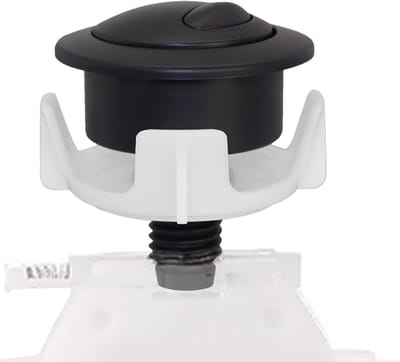 Toilet Doorspoelknop - Drukknop Tank - Badkamer Reparatie - Dubbele Spoel Optie - 4.8 x 5.4 cm - Chroom
