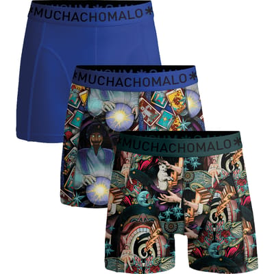 Muchachomalo Boxershort Heren – 3 Pack – 95% Katoen – Heren Ondergoed – Kleding – Stevig Ondergoed – Onderbroeken Heren