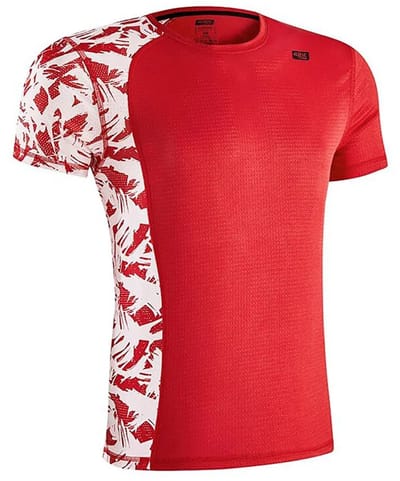 42k Running Lotus T-shirt Met Korte Mouwen Rood S Man