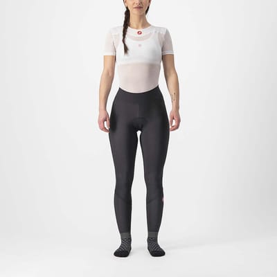 Castelli VELOCISSIMA THERMAL lange fietsbroek BLACK/BLACK REFLEX - Vrouwen - maat L