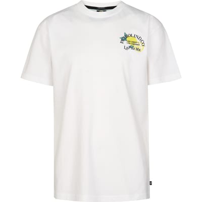 Petrol Industries - Jongens T-shirt met grafische rugprint Costa - Wit - Maat 152