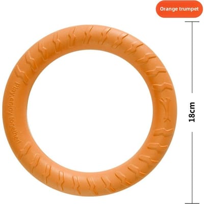 Hond Frisbee Speelgoed Hond Speciale Frisbee Training Side Shepherd Golden Retriever Middelgrote en Grote Hond Hondenspeelgoed Bijtbestendige Huisdier Frisbee orange