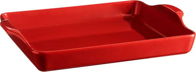 Broodpan Keramiek - Focaccia Pan - Brood Bakken - Hoge Temperatuur Bestendig - 40 cm - Bourgondië