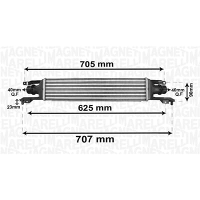 Intercooler MAGNETI MARELLI 351319204120