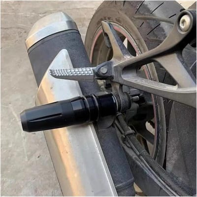 Motorfiets Valbescherming - Crash Pads - Motor Beschermen - CNC Aluminium - 1 x 1 cm - Goud