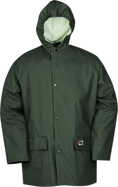 Flexothane regenjas S groen