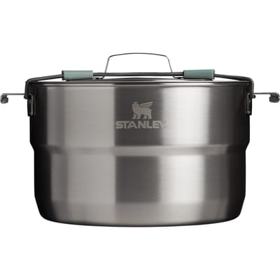 Stanley Wildfare Core Full Serve Cookset - Complete 20-delige RVS kookset 3,78L - Shale + Charcoal