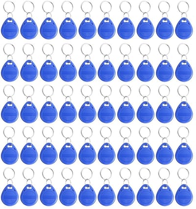 Dailygoods- Toegangscontrole Kaarten 50 stuks - ID-kaart/Tag - 125 KHz - ABS - Blauw - Kaartleesafstand 0.2-1cm - Identificatiekaart