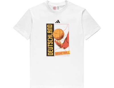 Adidas Dbb Duitsland Graphics T-shirt Wit
