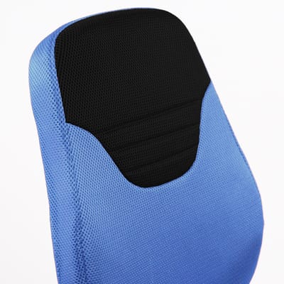 Kinder bureaustoel KIDDY STYLE stof blauw/zwart hjh OFFICE