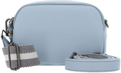 FREDsBRUDER Leren Schoudertas Bestie Camera Bag Sky Blue Lichtblauw