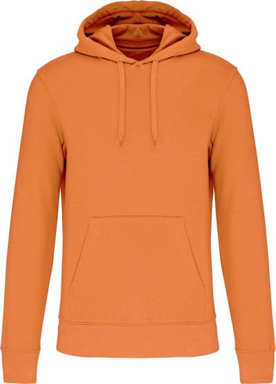 Ecologische herenhoodie met capuchon merk Kariban Light Orange - S