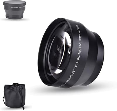 Universele Teleconverter 2.2x voor 67 mm Camera's - Telelens Accessoire voor Close-up Fotografie en DSLR Camera's