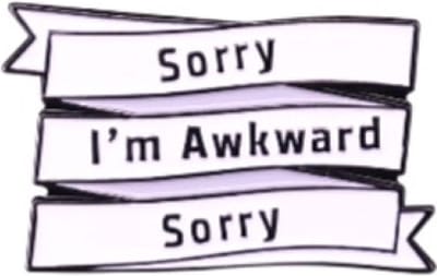 Pin Broche - enamel pin - kledingspeld - Sorry Sorry