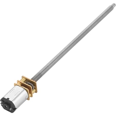 DC 6 12V N20 Tandwielkast Reductiemotor Met Lange Uitgaande As M4 x 100mm (12V 600RPM)