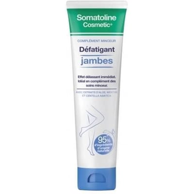 Verfrissende Gel voor Benen - SOMATOLINE COSMETIC - 100ml - Aloë - Munt - Centella asiatica