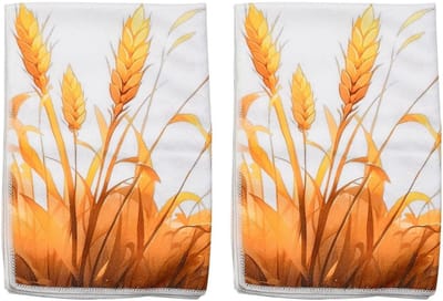 Set van 2 Keukenhanddoeken Herfst met Opvallende Motieven, 40 x 60 cm, Lintvrije en Absorberende Microvezel Theedoeken voor Keukenaccessoires