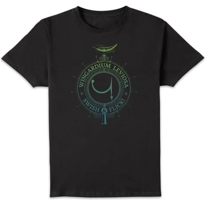 Harry Potter Wingardium Leviosa t-shirt - Zwart - S