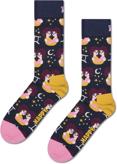 Happy Socks Gemini Sock (1-pack) - unisex sokken - navy - unisex sokken - navy - Unisex - Maat: 36 - 40