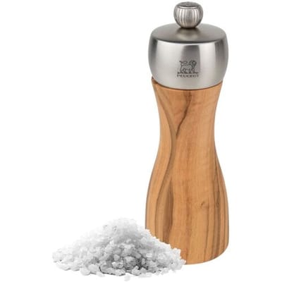 (6 stuks) PEUGEOT FIDJI - Zoutmolen - Olijfhout - Natuurlijk - Hoogte: 150mm