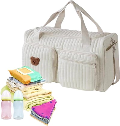 Reis luiertas - Opbergtas kinderwagen - Organiseer uitjes - Grote capaciteit met rits - 34 x 26 cm - Zwart