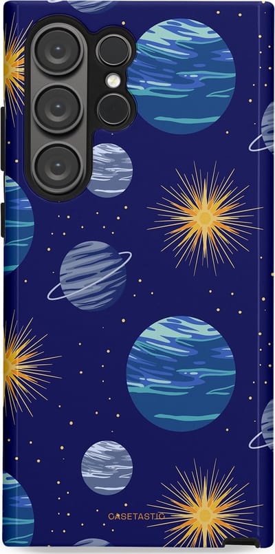 Casetastic Hoesje Geschikt voor Samsung S23 Ultra - Stijlvolle Beschermende Duo-layer Case - Stralende ster