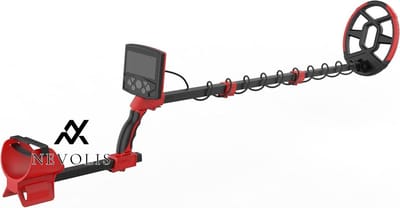 Nevolis Metaaldetector professionele volwassenen zeer nauwkeurige puntdetectie IP68 waterdichte spoel geavanceerde DSP-chip groter lcd-display achtergrondverlichting .