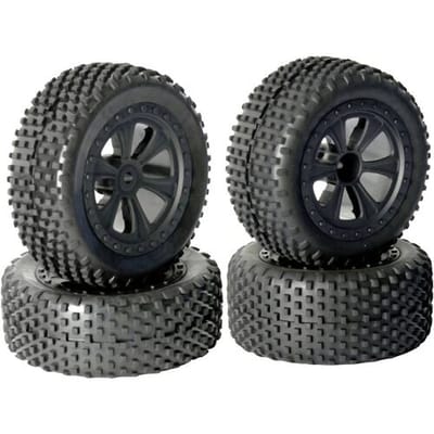 Reely RE-7577274 Reserveonderdeel Complete wielen voor en achter