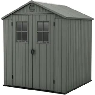 Keter - Tuinhuis Darwin 66 - Kunststof - Groen - 190x183x221cm - 3,48m²