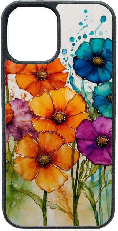 Telefoonhoesje - WATERVERF BLOEMEN - Iphone 16 Plus