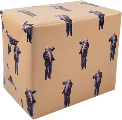 Set van 10 Vellen Grappig Inpakpapier voor Cadeaus - Dansende Figuren - Ideaal voor Verjaardag en Vakantie