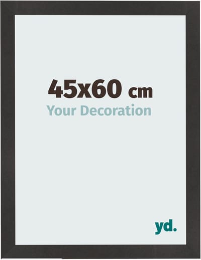 Your Decoration - Fotolijst 45x60 cm - MDF - Zwart Mat - Bologna