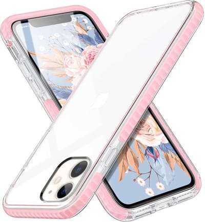 HB Hoesje Geschikt voor Apple iPhone 11 - Roze - Anti Shock Gel Armor Back Cover Case