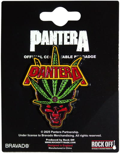 Pantera - Leaf Skull - Pin