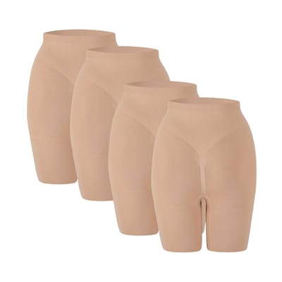 Morethansocks - Corrigerende short - 4-Pack - Maat S t/m XL - Corrigerend broekje - Corrigerende boxershort dames - Corrigerend ondergoed - Shapewear dames