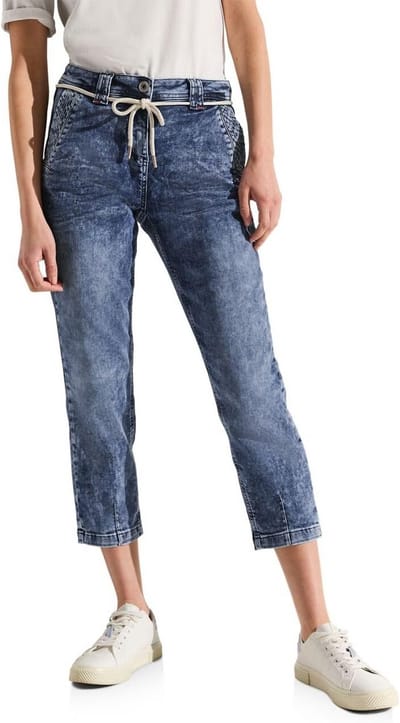 Dames 7/8 Balloon Jeans met Hoge Taille