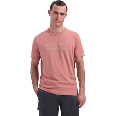 T-shirt met ronde hals en korte mouwen met print