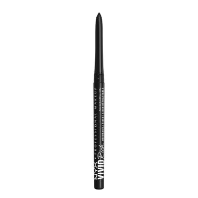 Nyx Professional Makeup Vivid Rich Mechanical Pencil - Mechanische eyeliner - op edelstenen genspireerde kleuren met roomzachte pigmenten - Always Onyx - Zwart - 4,8GR