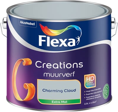 Flexa - Creations Muurverf Extra Mat - Charming Cloud - 2,5 L