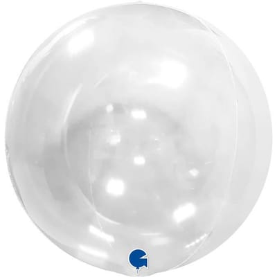 Ballon Transparent 15' Globe Transparent Avec Valve 4D