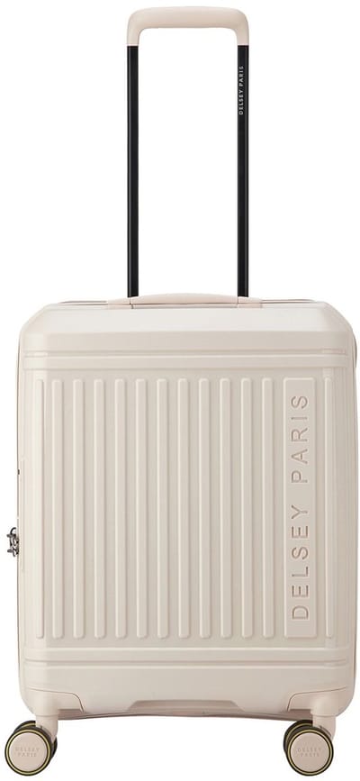 Delsey Lutece SE Handbagage Spinner 55 cm - Uitbreidbaar 34/39 liter - 55x40x20/23 cm - beige