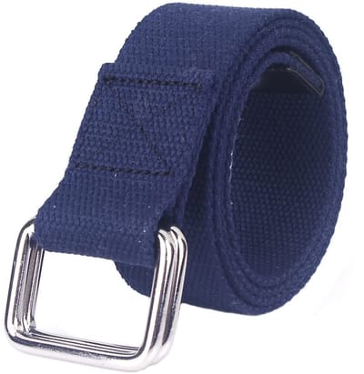 Dailygoods- Canvasriem Verstelbaar - Dames/Heren Riem - Dubbele Ringgesp - 110 cm - Hoogwaardig Canvas - Comfortabel en Duurzaam - Tailleriem