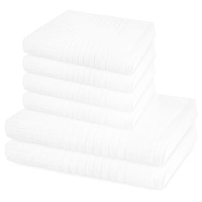 Ross Sonstiges 4 X handdoek 2 X douchehanddoek - in set 6 pack Carre