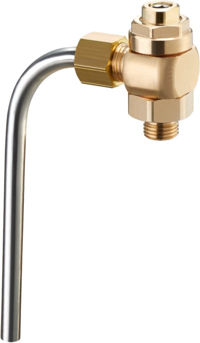 OVENTROP Bemonsteringsventiel Aquastrom P DN 8, PN 10, vlamvast, roodgietijzer/rvs, G 1/4, 4209102