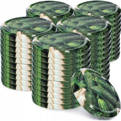 KADAX Potdeksels, doppen, potten, deksels, deksels, Fi82, 50 stuks, 6-haak