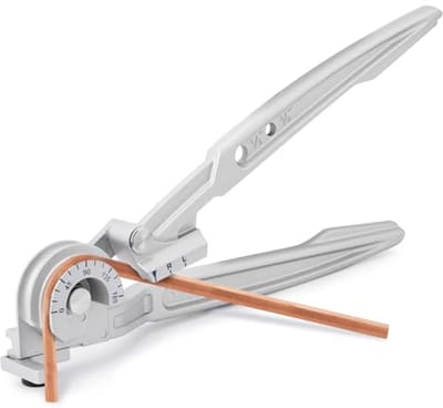 Handmatige Buisbuiger voor 1/2 inch en 3/8 inch Buizen - Voor Koper en Aluminium - 180° Buisbuiger