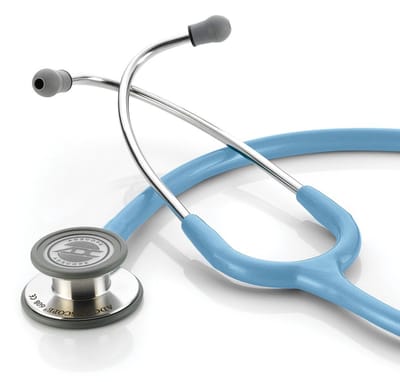 Adscope® 608 Convertible Clinician Stethoscoop Metallic Ceil Blue