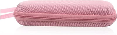 Tandenborstel Opberger - Reisetui Elektrisch - Hygiënisch Opbergen - Stevig Nylon Materiaal - 17.50X6.00X3.50CM - Roze
