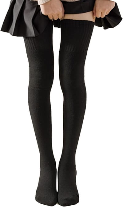 Dailygoods- Wintersokken Dames Warm - Overknie Sokken - Lange Kousen - Antislip - 80 cm - 1 Paar - Kniekousen